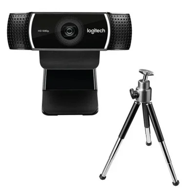 Logitech C922 Full Hd Pro Streaming Webcam With Tripod - Black